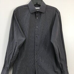Calvin Klein Mens Long Sleeve Button Down Shirt Size S EXCELLENT Condition